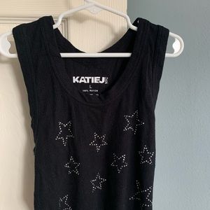 Katie J Girls black star tank